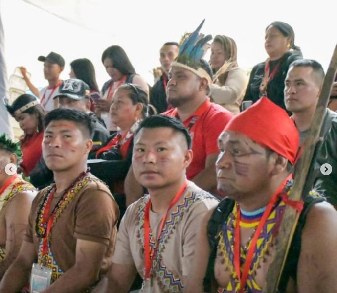 Indígenas venezolanos alzan su voz por la paz y la soberanía de la patria
