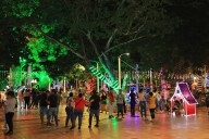 Villavieja inauguró su alumbrado navideño