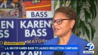 Mayor Karen Bass to appear at reelection campaign rally in downtown LA today