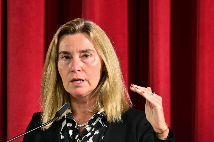 Mogherini, exjefa diplomática de la UE, en libertad con cargos por corrupción y fraude