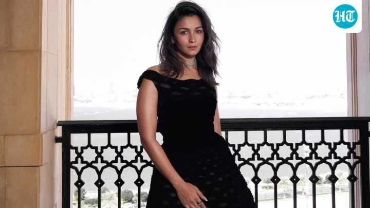 Alia Bhatt channels vintage glamour in black dress at Red Sea Film Festival