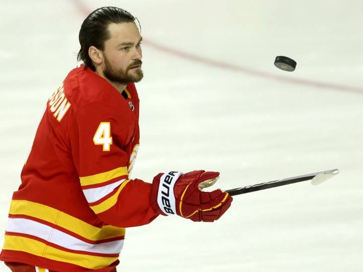 Flames' Rasmus Andersson thriving despite talk about his future