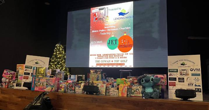 7th Annual Stuff the Truck Toy Drive collects for Metro Police Christmas Charities