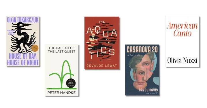 Books out this week come from Nobel winners and independent presses