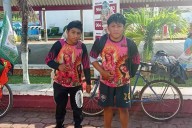 Yeremi Canul y Jesús Cauich, los primeros jóvenes peregrinos yucatecos que llegaron a Kantunilkín