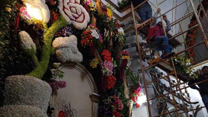 Así luce el templo de La Perla en la antesala del 12 de diciembre