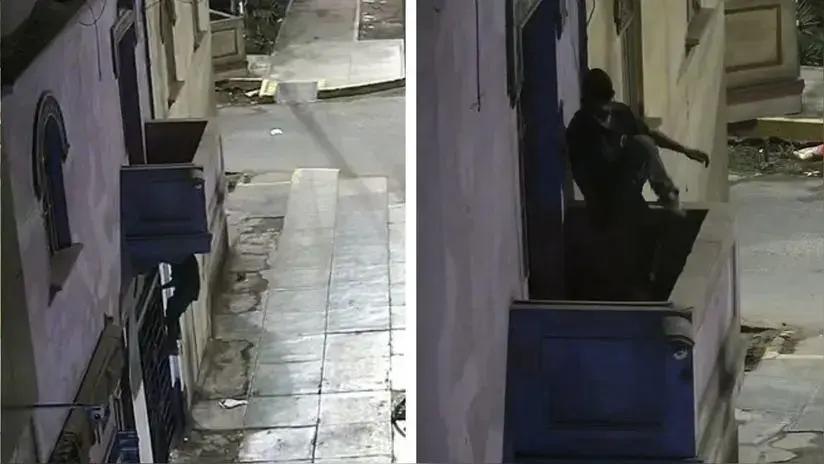 Un hombre fue intervenido tras ser captado trepando los muros de una casa en La Victoria
