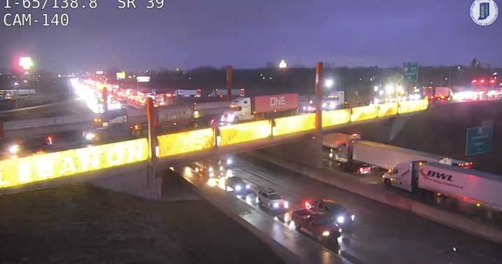 Black ice blamed for I‑65 shutdown near Lebanon; traffic halted both ways