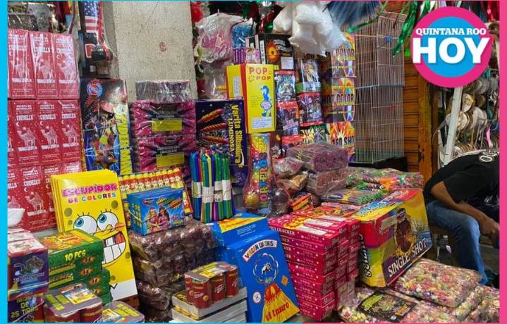 Proliferan la venta de pirotecnia en Benito Juárez pese a la prohibición