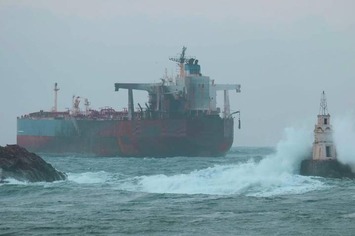 Sanctioned oil tanker is stranded off Bulgaria’s Black Sea coast after suspected Ukrainian strike