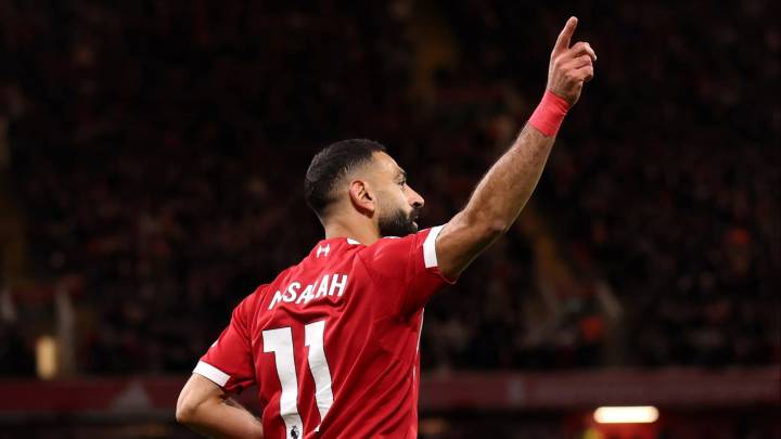 Mohamed Salah breaks all-time Premier League record on Liverpool return