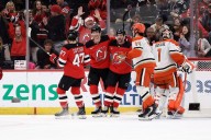 Ducks, in 3rd game in 5 days, look the part in loss to Devils