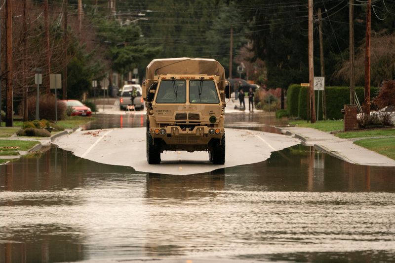 Flood-stricken towns in Washington state brace for potential levee failures