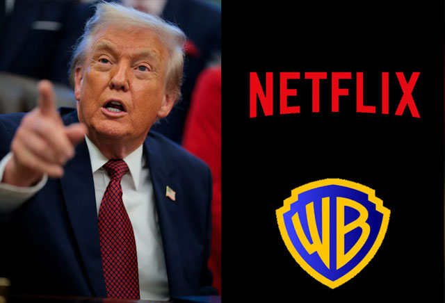 Trump flags ‘Big Market Share Problem’ in Netflix–Warner Bros. $72 bn mega deal