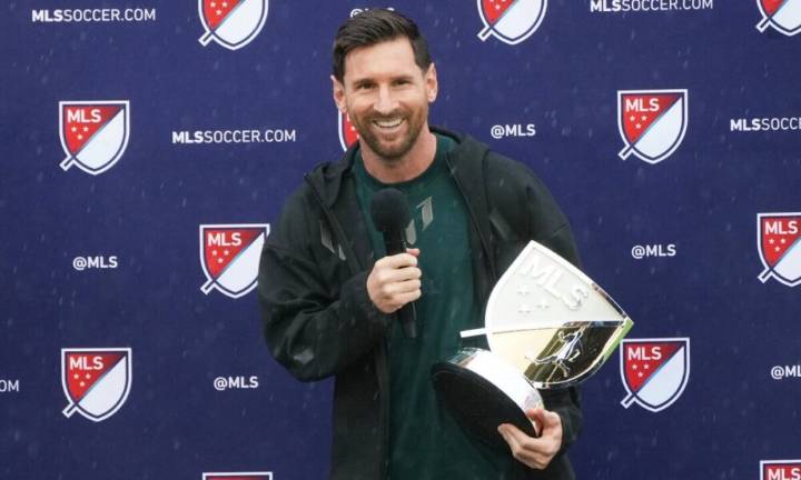 Lionel Messi ganó su segundo premio como mejor jugador de la MLS y marcó un nuevo récord
