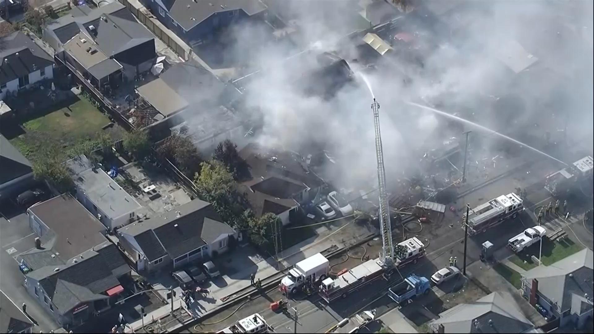 Gas explosion in San Francisco Bay Area damages homes, 6 taken to hospitals