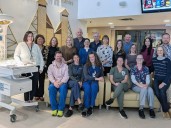 Community support funds infant warmers for emergency newborn care