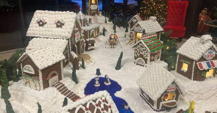 Candy-coated Christmas: Gingerbread village returns to Hotel Captain Cook