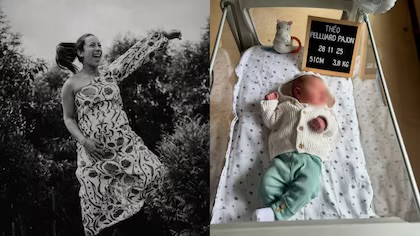 Mariana Pajón compartió la primera fotografía de su hijo: Théo Pelluard Pajón