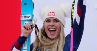 Lindsey Vonn wins downhill in St. Moritz, her first World Cup victory since 2018