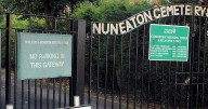 Council closes part of Nuneaton cemetery due to safety concerns