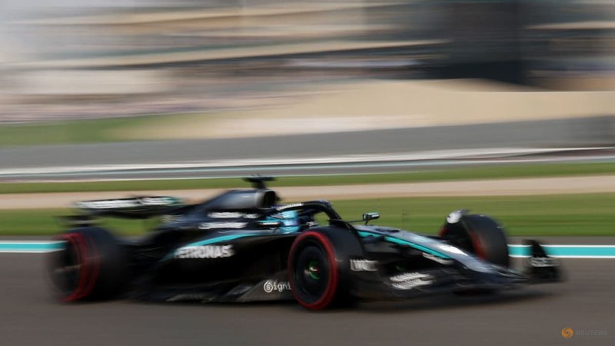Hamilton crashes as Russell keeps title favourite Norris off the top in final practice