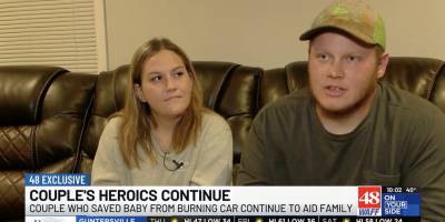 Alabama couple on second date saves infant’s life in Morgan County crash