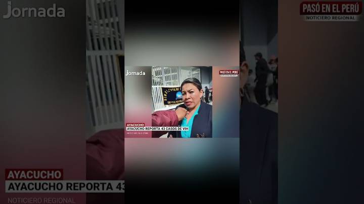 Ayacucho: La región registra 43 nuevos casos de VIH en lo que va del 2025 (VIDEO)