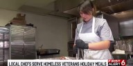 Chefs prepare holiday meals for homeless veterans in Omaha