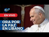 El papa León XIV ora por la paz en su visita a Líbano
