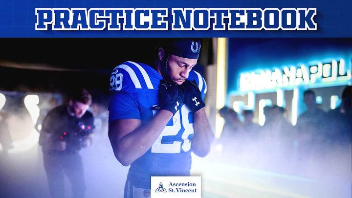 Practice Notebook: Jonathan Taylor, Colts sticking to process amid losing streak