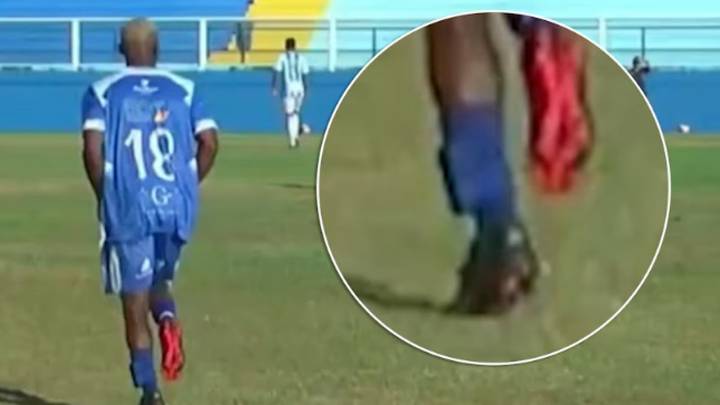 ¡Insólito!: un futbolista sale de la cárcel y salta al césped con tobillera electrónica