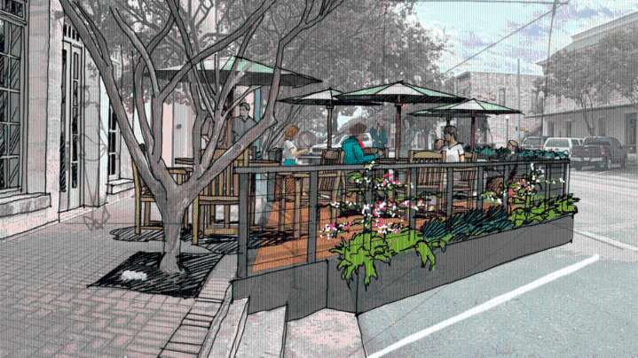 Georgetown considers converting street parking for public seating