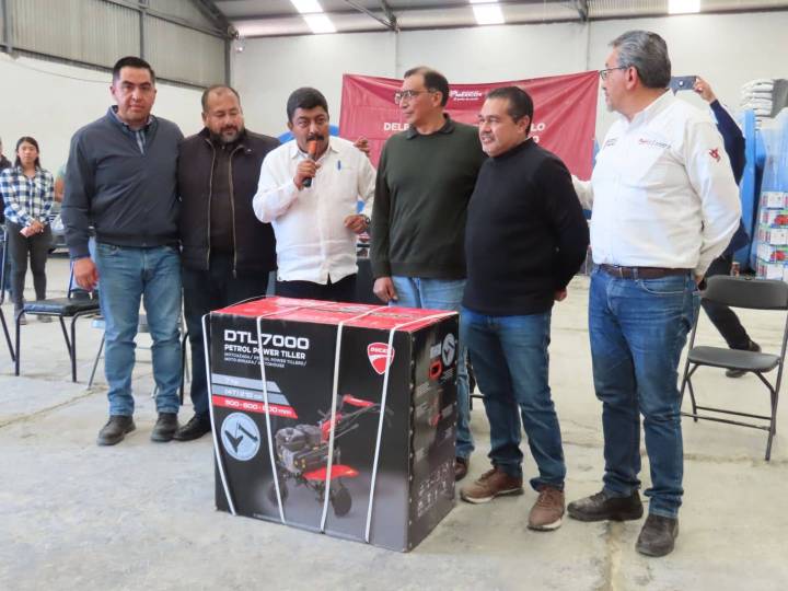 SE ENTREGARON EN TEXCOCO APOYO A PRODUCTORES CAMPESINOS