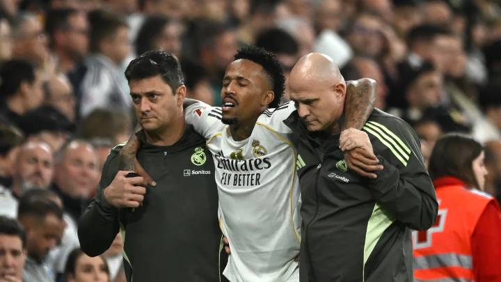 Militao, cuatro meses de baja por una rotura muscular