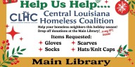 The Main Library is partnering with the Homeless Coalition.