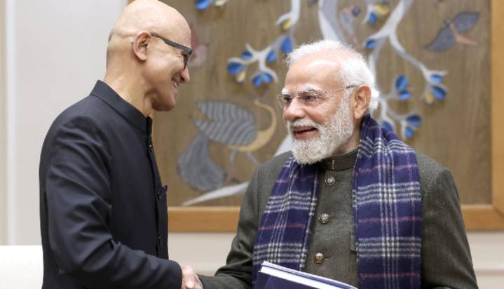 Microsoft To Invest $17.5 Bn In India To Scale Up AI, PM Modi Says Will Leverage It For Better Planet