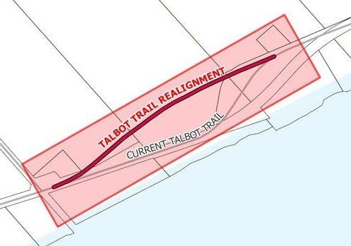 Council to consider land purchases for Talbot Trail realignment