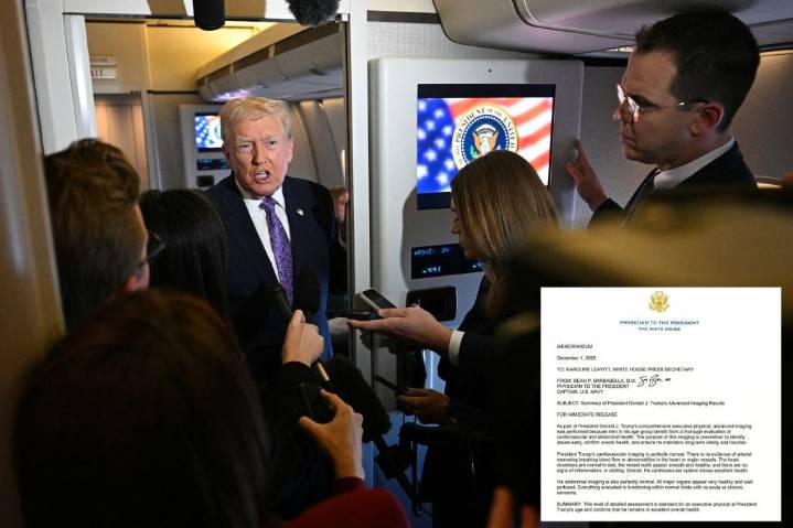 White House doctor releases results of Trump's 'preventative' MRI after weeks of speculation