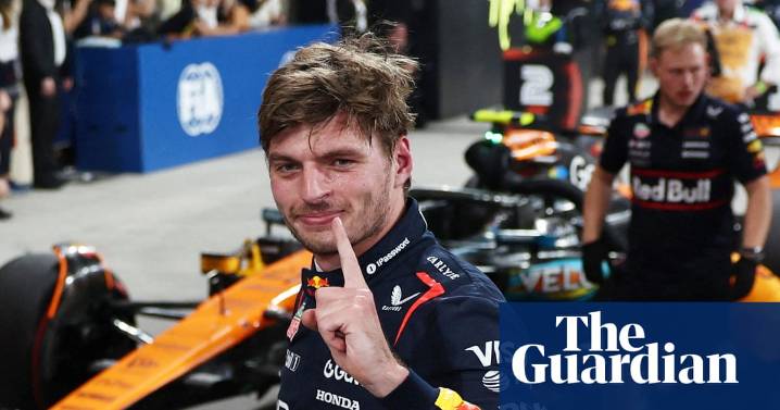 Verstappen on pole for Abu Dhabi F1 title decider but Norris hot on his heels