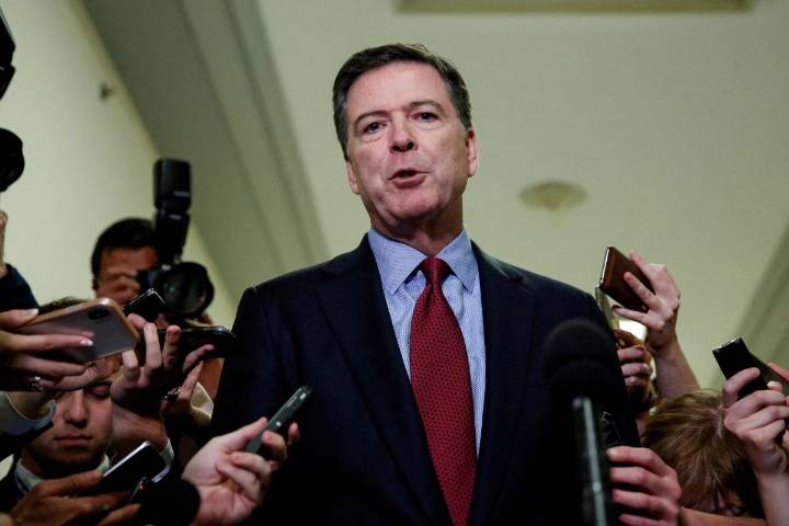 U.S. judge temporarily blocks evidence use in dismissed case against former FBI chief Comey