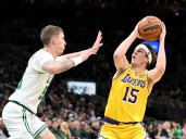 With Luka Doncic and LeBron James out, Lakers get crushed by Celtics