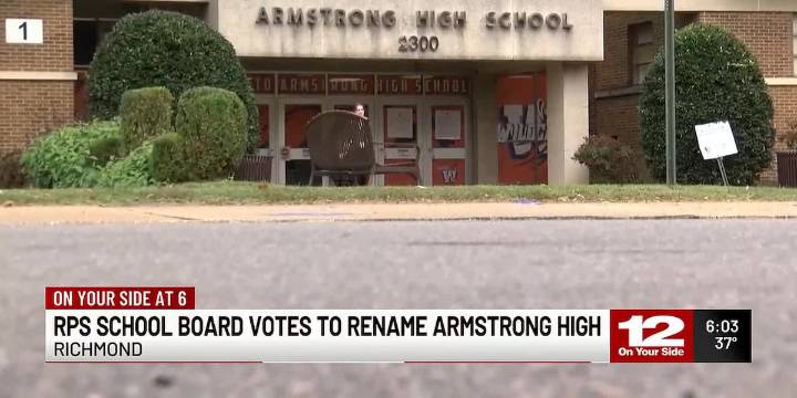 RPS School Board votes to rename Armstrong High