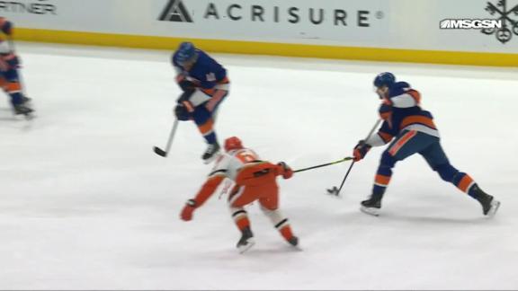 Anders Lee scores twice as Islanders beat Ducks 5