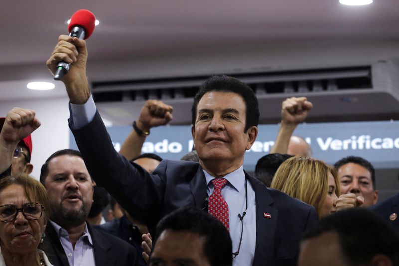 Centrist Nasralla takes slim lead in Honduran presidential election plagued by delays as Trump alleges fraud