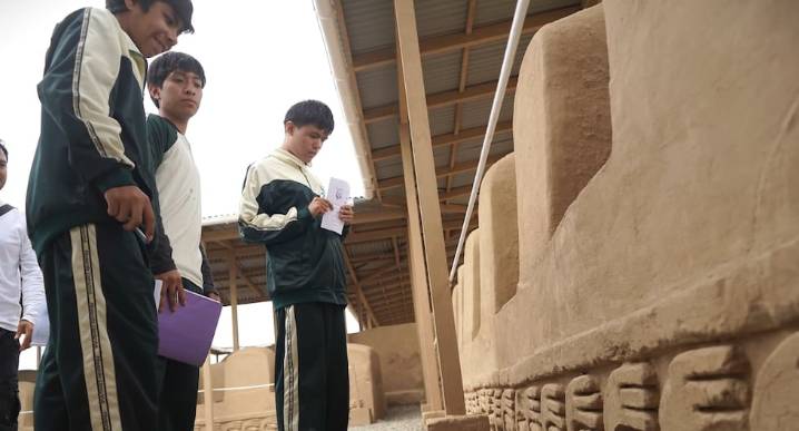 Chan Chan: Escolares recorrieron el sector Las Ardillas