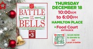Meet the Local 3 team at Hamilton Place Mall for the Salvation Army's Battle of the Bells