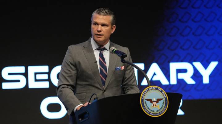 Hegseth stands by 'American hero' admiral who issued second boat strike order