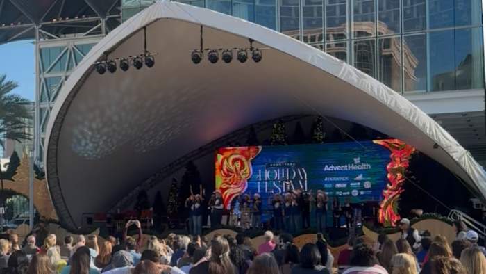 Frontyard Holiday Festival kicks off at Dr. Phillips Center in Orlando
