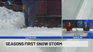 Clifton Park deals with the season's first snow storm